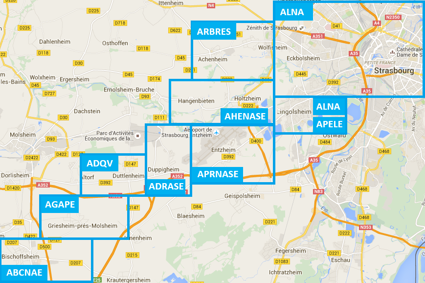 Carte associations UFNASE 2022